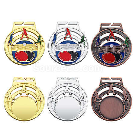 Customization Table Tennis Metal Medal Promotional Products