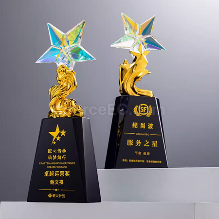 Customization Glass Crystal Trophy Promotional Products