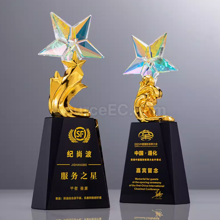 Customization Glass Crystal Trophy Promotional Products