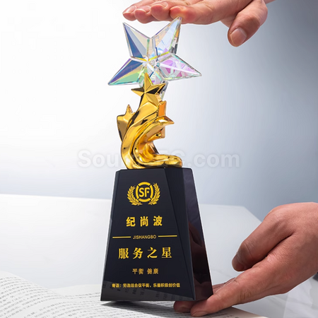 Customization Glass Crystal Trophy Promotional Products