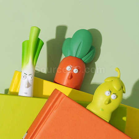 Customization Funny 3D Vegetable Bookmark Promotional Products
