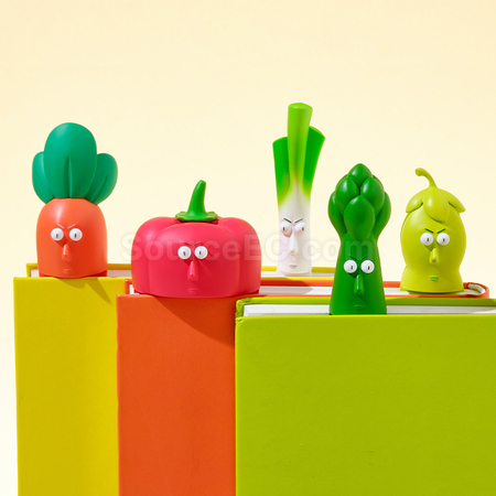 Customization Funny 3D Vegetable Bookmark Promotional Products