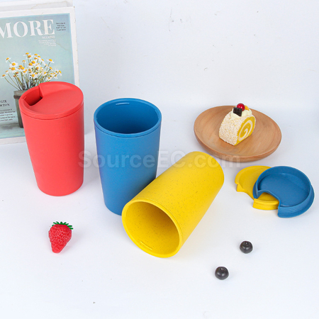 Customization Wheat Straw Coffee Cup Promotional Products