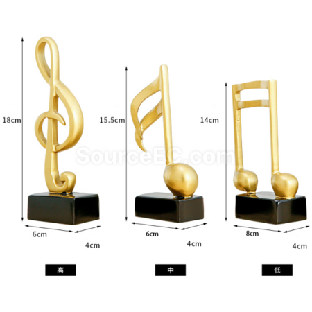Customization Musical Note Model Ornaments Promotional Products