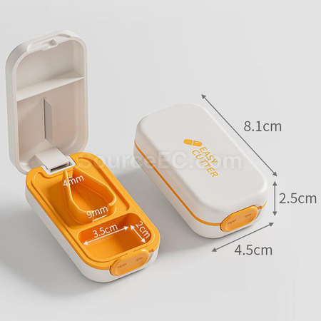 Customization Pill Box with Pill Cutter Promotional Products
