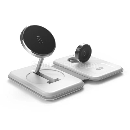 Customization Magnetic Folding Three-In-One Wireless Charger Promotional Products