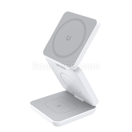 Customization Foldable Wireless Magnetic Three-In-One Charger Promotional Products