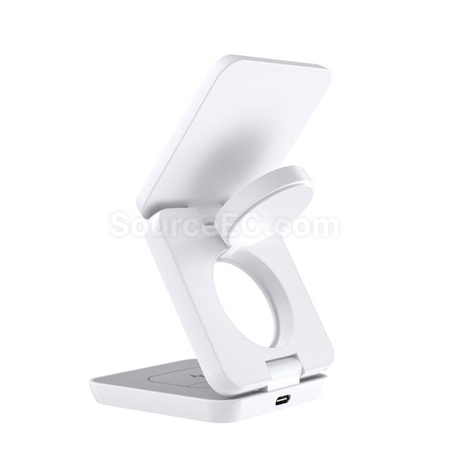 Customization Foldable Wireless Magnetic Three-In-One Charger Promotional Products