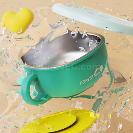 Customization Drop Resistant 316 Stainless Steel Baby Bowl Promotional Products