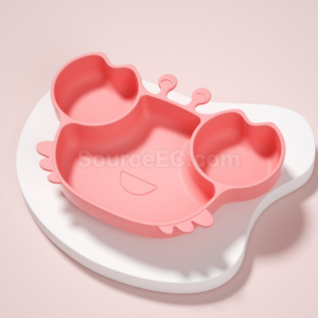 Customization Crab Shaped Baby Food Bowl Promotional Products