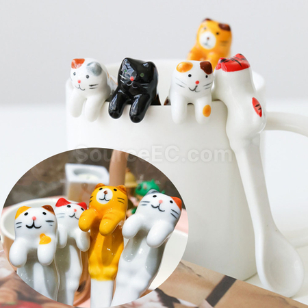 Customization Cute Cat Coffee Spoon Promotional Products