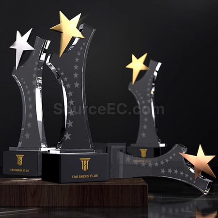 Customization Metal Crystal Trophy Promotional Products