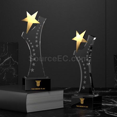 Customization Metal Crystal Trophy Promotional Products