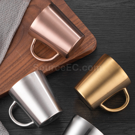 Customization Double Wall Stainless Steel Coffee Cup Promotional Products