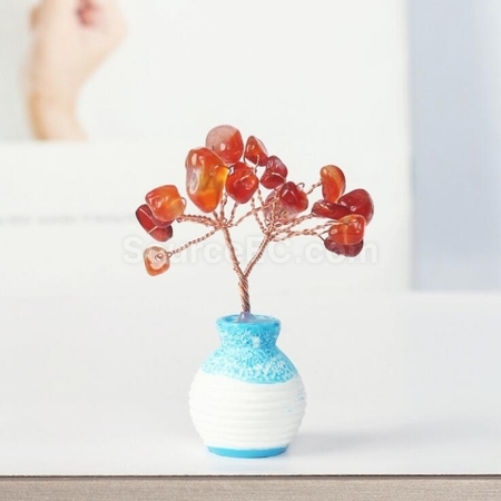 Customization Mini European Vase Pastoral Resin Crystal Decoration Promotional Products