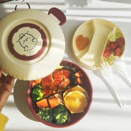 Customization Double Layer Lunch Box (Microwaveable) Promotional Products