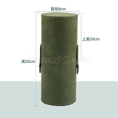 Customization Stylish Leather Brush Storage Tube Promotional Products