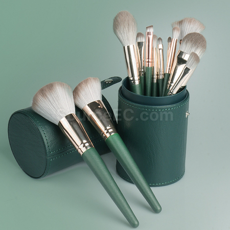 Customization Stylish Leather Brush Storage Tube Promotional Products