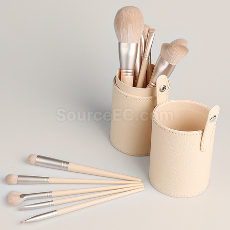Customization Stylish Leather Brush Storage Tube Promotional Products