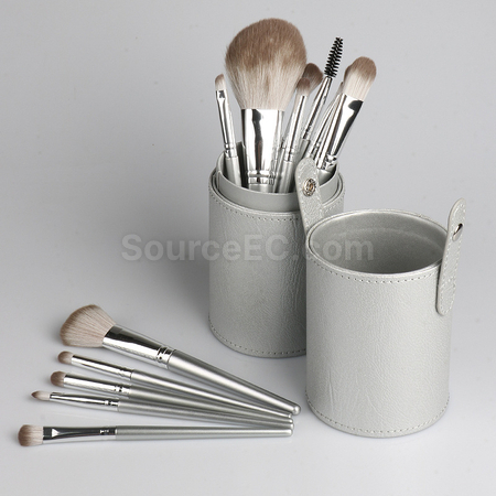Customization Stylish Leather Brush Storage Tube Promotional Products