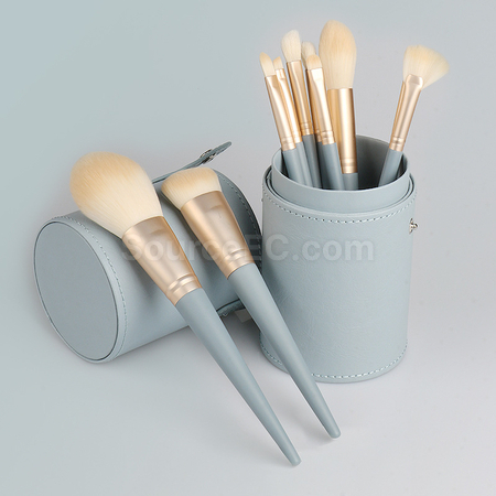 Customization Stylish Leather Brush Storage Tube Promotional Products