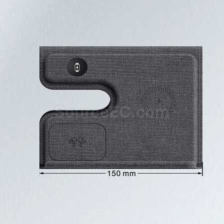 Customization Folding Wireless Charging Leather Phone Holder Promotional Products