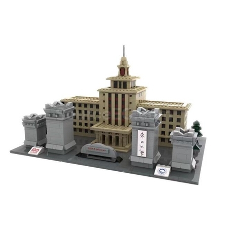 Customization Customized Plastic Building Block Models Promotional Products