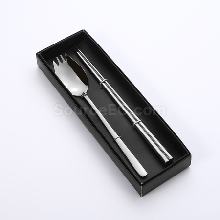 Customization 2-In-1 Spoon, Fork And Chopsticks Tableware Promotional Products