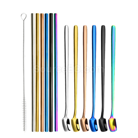 Customization Stainless steel straw set Promotional Products