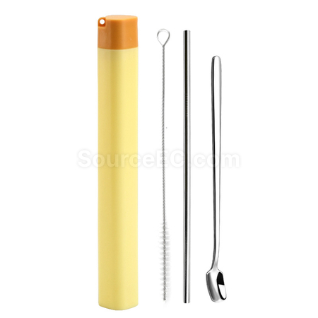 Customization Stainless steel straw set Promotional Products