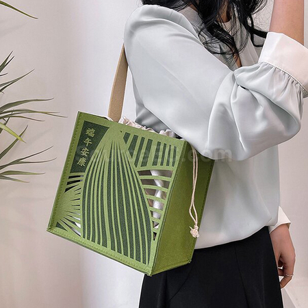 Customization Checkered Felt ToteBag Promotional Products