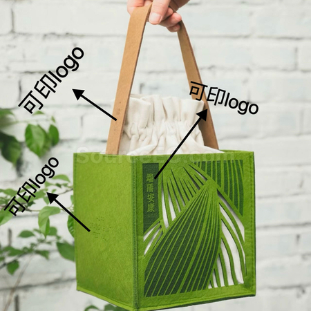 Customization Checkered Felt ToteBag Promotional Products