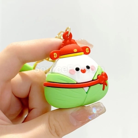 Customization Dragon Boat Festival Keychain Promotional Products