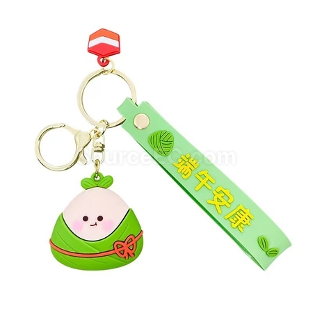 Customization Dragon Boat Festival Keychain Promotional Products