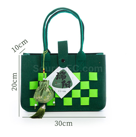 Customization Checkered Felt ToteBag Promotional Products