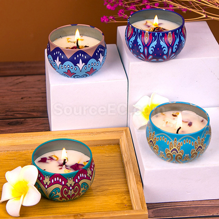 Customization Romantic Scented Candle Gift Box Set Promotional Products