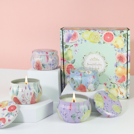Customization Romantic Scented Candle Gift Box Set Promotional Products