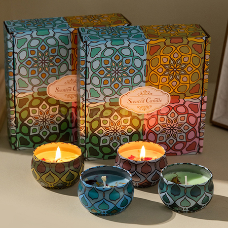 Customization Romantic Scented Candle Gift Box Set Promotional Products