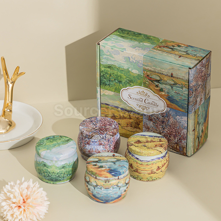 Customization Romantic Scented Candle Gift Box Set Promotional Products