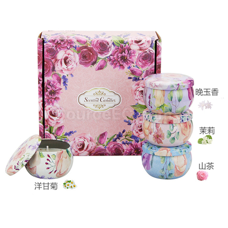 Customization Romantic Scented Candle Gift Box Set Promotional Products