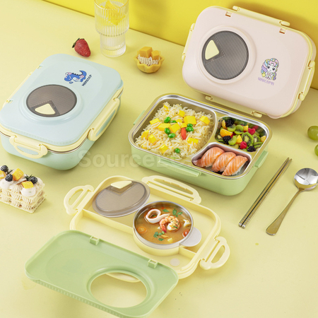 Customization Stainless Steel Multi-layer Insulated Lunch Box Promotional Products