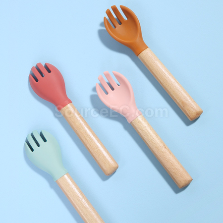 Customization Short-handled Wooden Cutlery Promotional Products