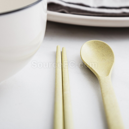 Customization Wheat straw tableware set Promotional Products