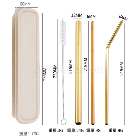 Customization Straw Set with Box Promotional Products