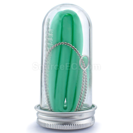 Customization Silicon Straw Set With Transparent Tube Promotional Products