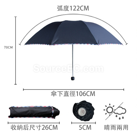 Customization Colored Bundle Folding Umbrella Promotional Products