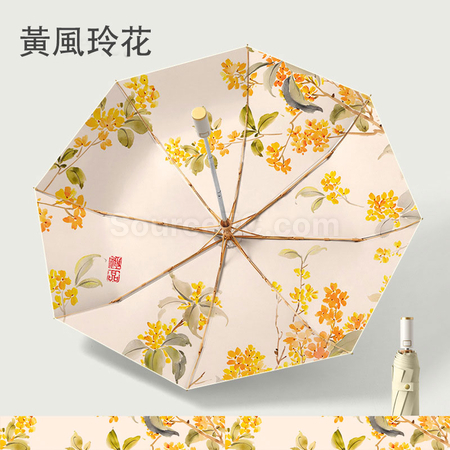 Customization Double Layer Automatic Folding Umbrella Promotional Products