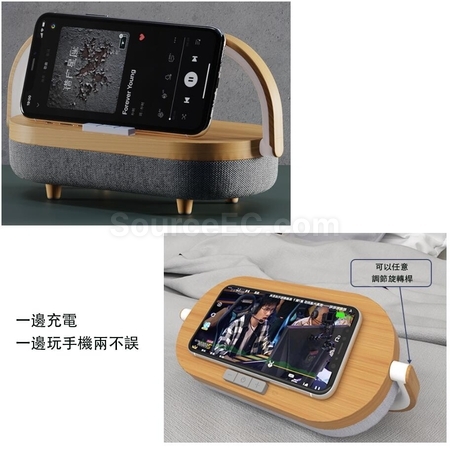 Customization Wireless Charging Led night Light Charging Bluetooth Speaker Promotional Products