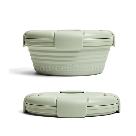 Customization Environmentally Friendly Silicone Folding Lunch Box Promotional Products