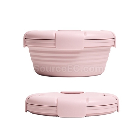 Customization Environmentally Friendly Silicone Folding Lunch Box Promotional Products